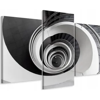 Obraz Obraz Triptych Spirálové SCHODY Pohled z hory 120x80