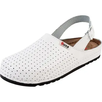 Dámské sandále Buxa Dámské kožené sandály BZ126p - Bílá Velikost: 36
