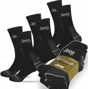 Pánské ponožky Jeep Ponožky černé velikost 43-46