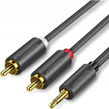 Audio kabel Kabel Ugreen 1,5M-1-2RCA minijack (3,5 mm) – 2x RCA (cinch) 1,5 m