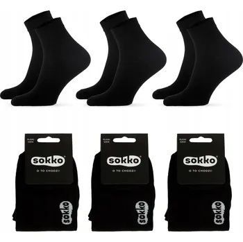 Pánské ponožky Sokko Ponožky černé velikost 45-47
