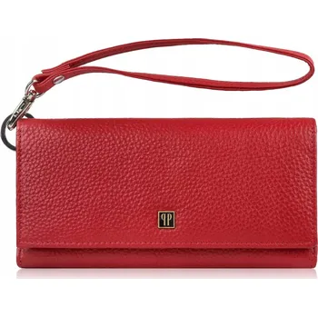 Paolo Peruzzi dámská peněženka z pravé kůže červená