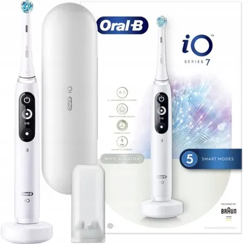 Péče o chrup Elektrický zubní kartáček Oral-B iO 7 akumulátorový bílý s Bluetooth