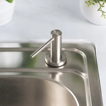 Odkapávač na nádobí Dávkovač pro odkapávač na tekutinu na nádobí 500 ml z nerezové oceli Nett DFS-300