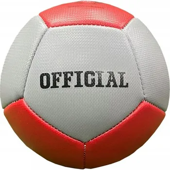 Fotbalový míč Fotbalový mini míč GUN 12 pannels grey/red