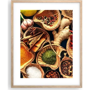 Obraz Obraz, plakát v rámu světlý dub 40x50 gastronomie, obrazy do obýváku