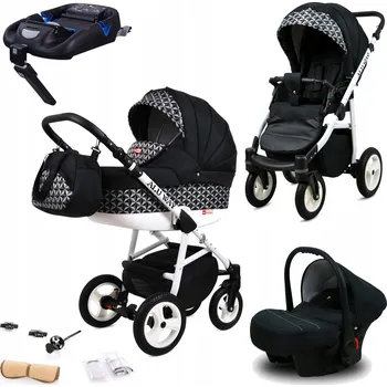 Kočárek Dětský kočárek 4v1 BabyLux Alu Way + základna Isofix