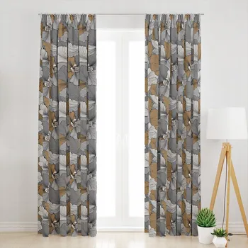 Obraz Závěs polozatemňovací s řasící páskou, na žabky 145 cm x 160 cm