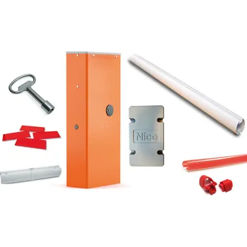 Pohon brány NICE S.p.A. Sada zálohovatelné dopravní závory WIDE pro kontrolu a řízení přístupu do 6 m, 200 cyklů/hod