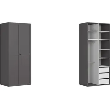 Ložnice BRW FLEX šatní skříň 100/112, grafitová