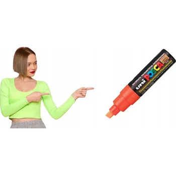 Dekorativní oranžový fix Uni Posca 1 ks