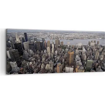 Obraz Foto obraz na plátně canvas 100x40 město obývací pokoj ložnice na zeď velký