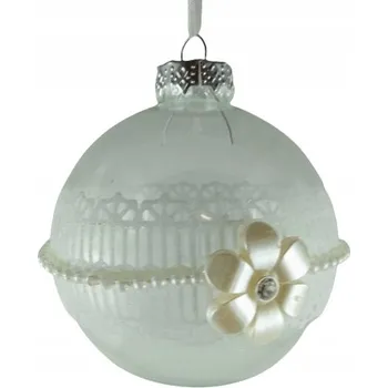 Vánoční dekorace Zdobená Vánoční Koule vánoční koule 8 cm, 1 ks