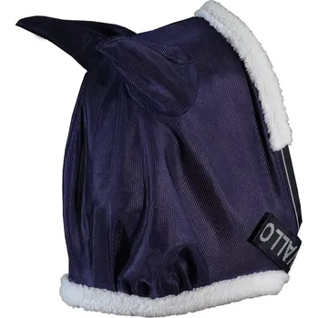 Koňská maska proti hmyzu Síťová maska proti hmyzu Acavallo, M, tmavě modrá