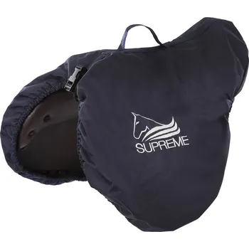 Sedlo na kolo Manšestrový obal na sedlo s úchytem AmaHorse, černá