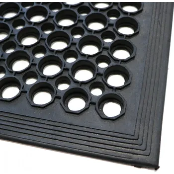 Rohožka J-Line Rohož Ringo černá BARVA: Černá, ROZMĚR: 90x150 cm