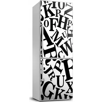 Tapeta Samolepící tapeta na lednici Abeceda 70x190 cm