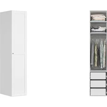 Šatní skříň BRW FLEX šatní skříň 50/17, bílá