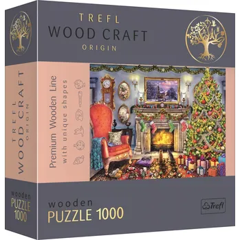 Puzzle Trefl Wood Craft Origin U krbu 1000 dílků