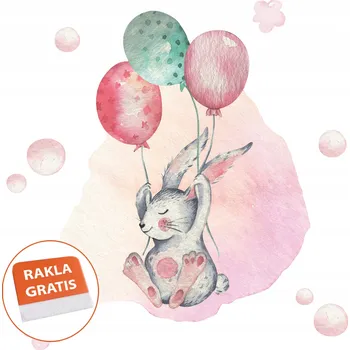 Samolepící dekorace Samolepka na stěnu Králíci pro děti 100x95 cm