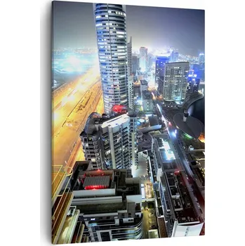 Obraz Obraz na plátně do obývacího pokoje ložnice 50x70 město obrazy na zeď canvas