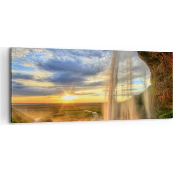 Obraz Foto obraz na plátně 100x40 krajina obývací pokoj ložnice na zeď velký