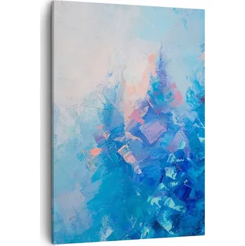 Obraz Obraz na plátně do obýváku ložnice 50x70 abstrakce obrazy na zeď