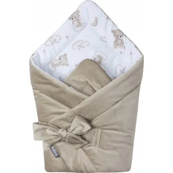 Zavinovačka Zavinovačka pro miminko 75 x 75 cm - motiv duhový medvídek