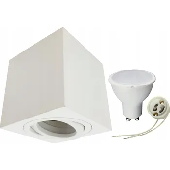 POVRCHOVÉ SVÍTIDLO TUBA hranaté, otočné, hliníkové, LED GU10 10W