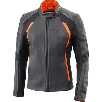 KTM WOMEN ASPECT V2 LEATHER JACKET Oranžová 42