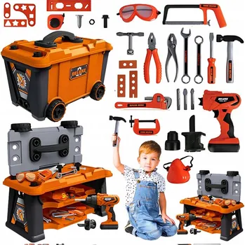 ostatní stavebnice Stavebnice OWL-TECH s vrtačkou, 65 dílů, vícebarevná