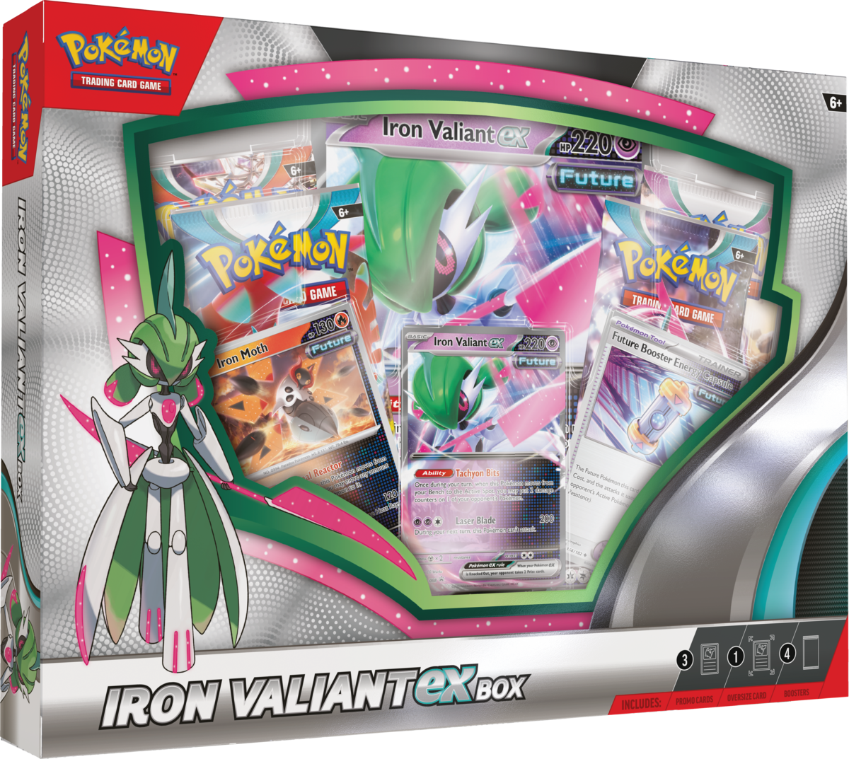 Recenze Pokémon TCG Roaring Moon/Iron Valiant Ex Box - Zbozi.cz