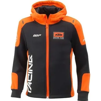 Chlapecké oblečení KTM KIDS TEAM ZIP HOODIE Černá 116/5-6Y
