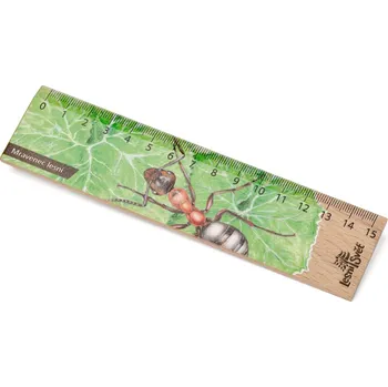 Lesní svět Dřevěné pravítko 15 cm - Mravenec