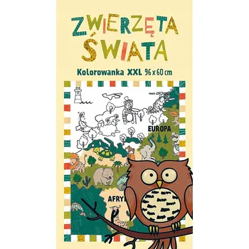 IP kamera Trefl - Zvířata světa. XXL omalovánka