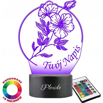 Lampička Plexido vícebarevná Noční lampa