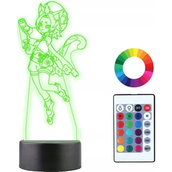 Lampička Plexido vícebarevná Noční lampa