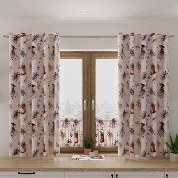 Závěsy s levandulovým vzorem Lovete Bez (SM)