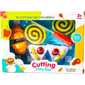 Dětská kuchyňka SLADKOSTI JÍDLO KE KRÁJENÍ NA SUCHÝ ZIP SUŠENKY