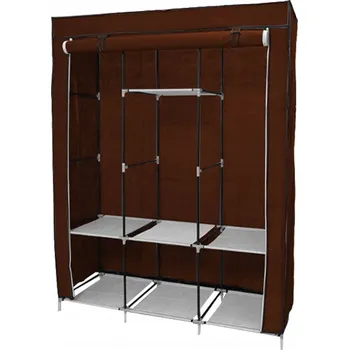 Šatní skříň Skříň Timeless Tools 130 x 170 x 45 cm, odstíny hnědé