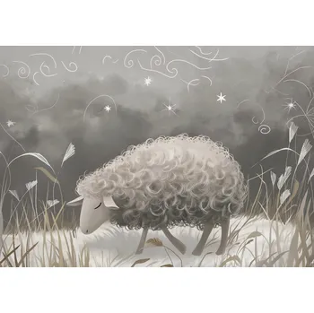 Plakát Plakát Bujná Ovce bez rámu 42 x 29,7 cm