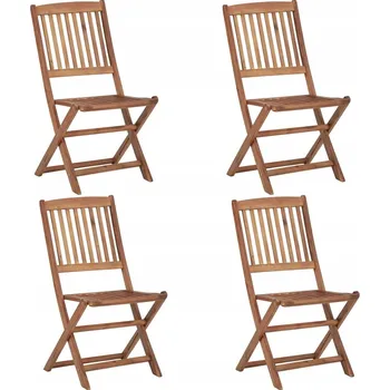 Zahradní židle VidaXL dřevěná hnědá