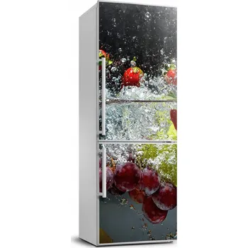 Fototapeta Samolepící Samolepka na ledničku s ovocem pod vodou