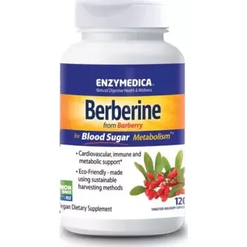 Přírodní produkt Berberine 510 mg, 120 kapslí Enzymedica