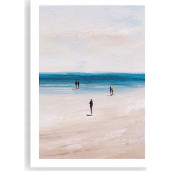 Obraz Plakát bez rámu do obýváku ložnice 50x70 pláž moderní módní obraz