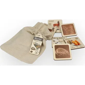 kreativní sada Lesní svět Mini frotážová sada - Zvířátka z lesa 1