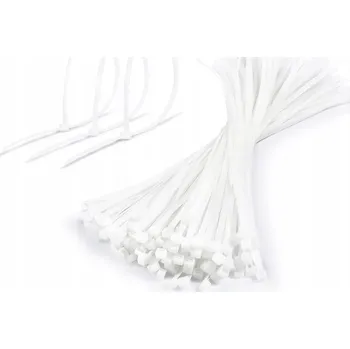 Organizace kabelů STAHovací PÁSKY KABELOVÉ STAHOVACÍ PÁSKY BÍLÉ 5x350mm 100KS