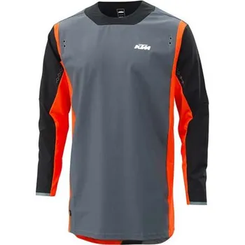 Moto oblečení KTM RACETECH JERSEY GREY Oranžová XL