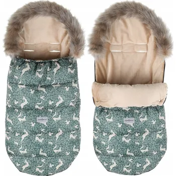 Fusak ZIMNÍ FUSAK DO KOČÁRKU NEBO SÁNÍ MAXI 114cm ZATEPLENÝ BABYMAM PREMIUM