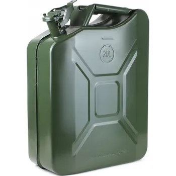 Kanystr Kanystr na benzín, kovový 20 l, TÜV, GS, UNOlivový
